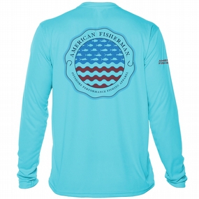 Men's USA Fishing Sun Shirt
