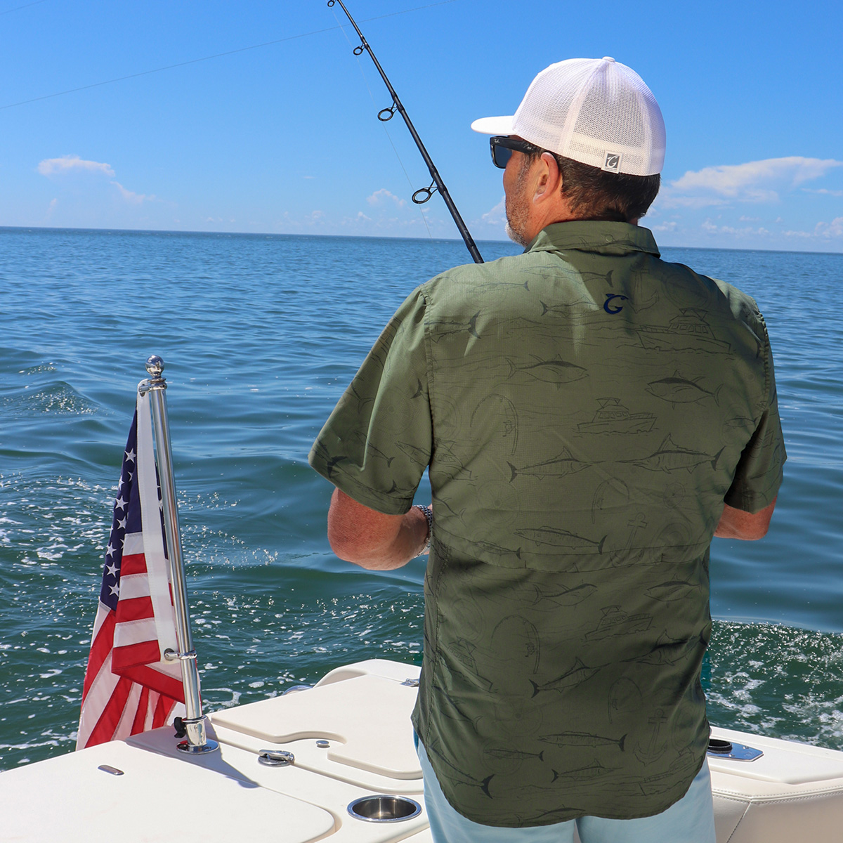 American Fisherman Men's Deep Sea Fishing Shirt