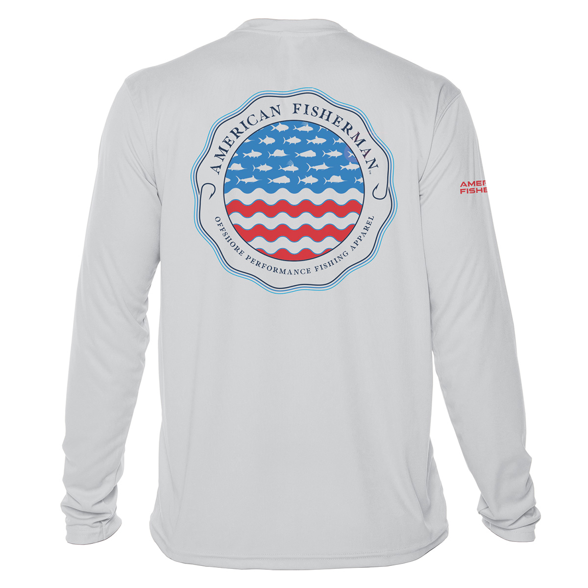 American Fisherman Men's USA Fishing Sun Shirt