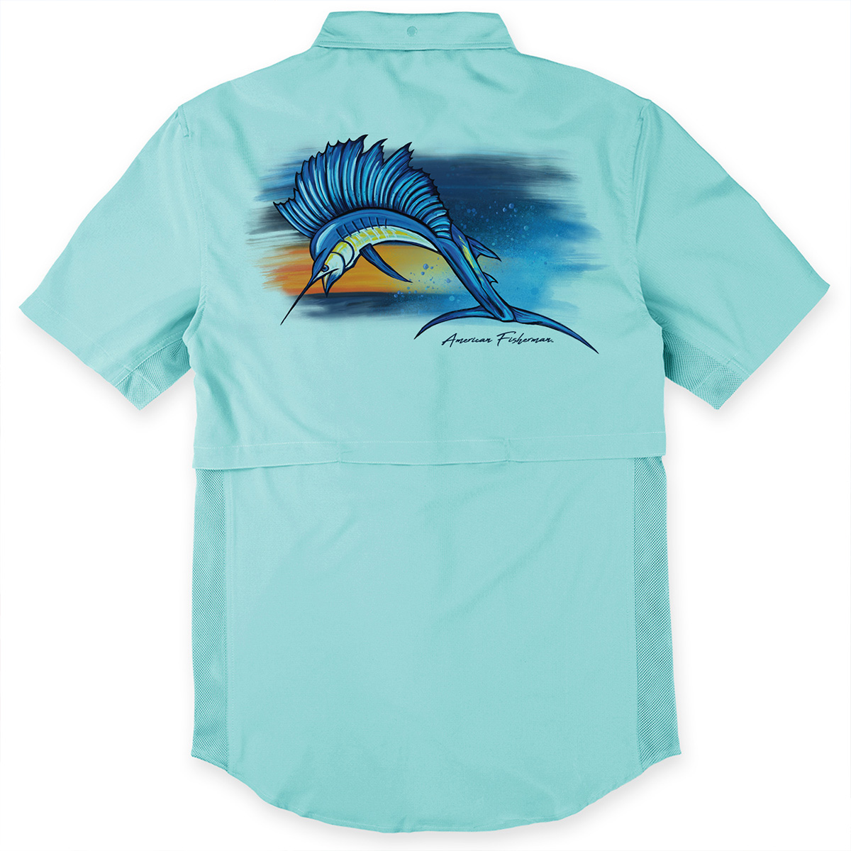 Blue Marlin - Men's Side Vented Shirt