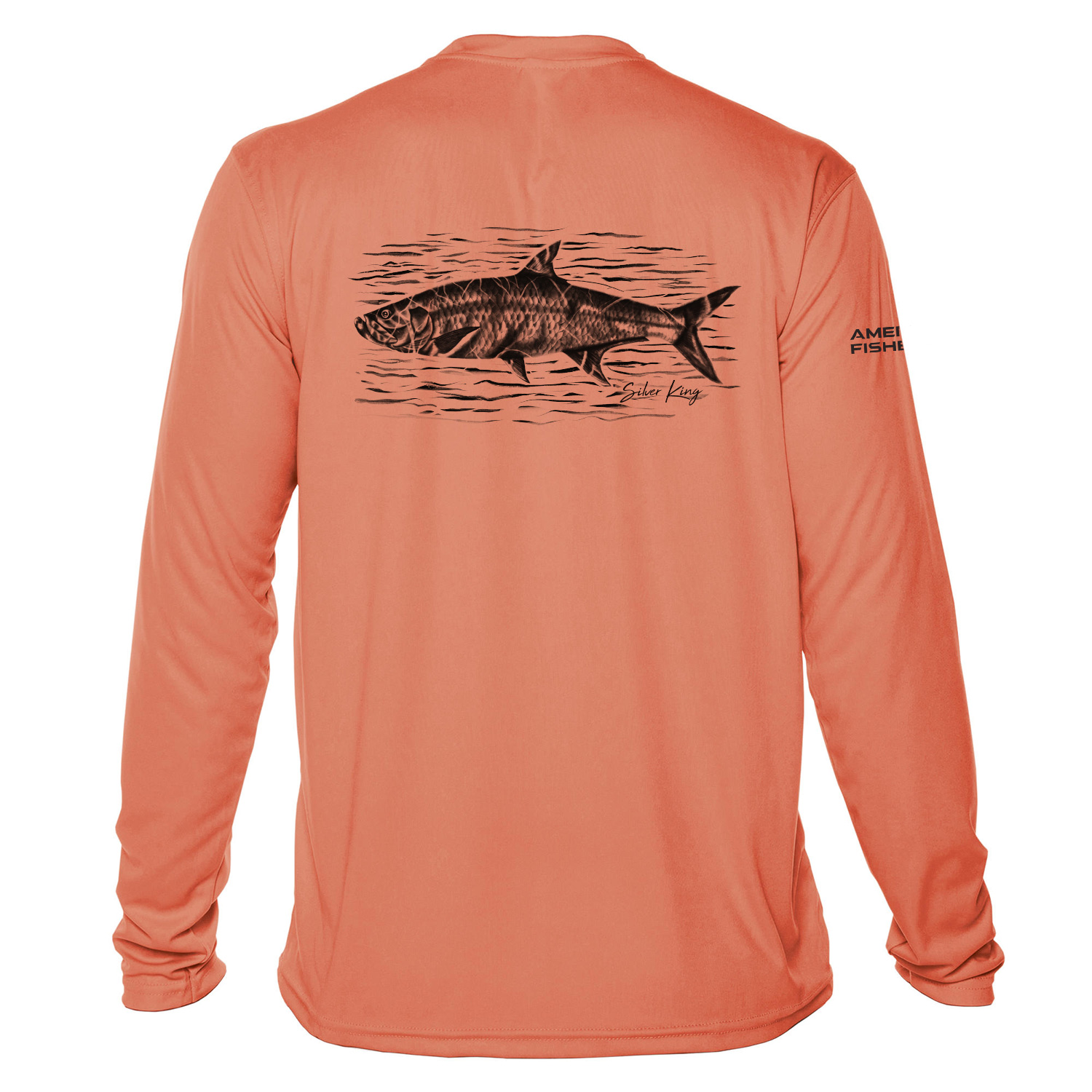 American Fisherman Men's Silver King Fishing Sun Shirt