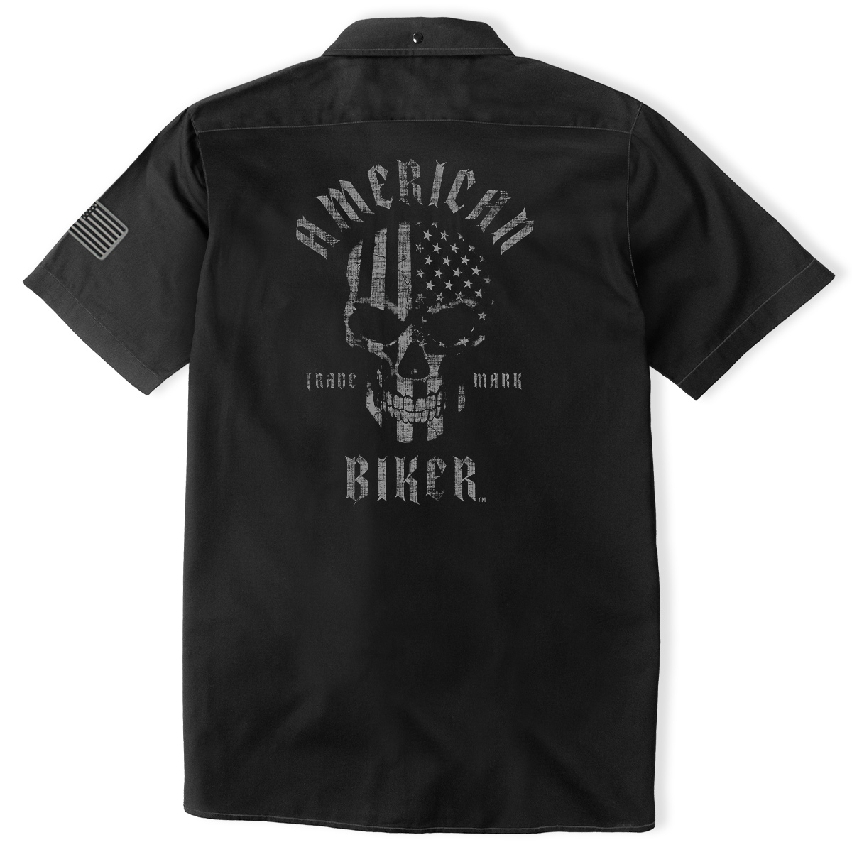 Men's Biker Sam Contrast Stitch Shop Shirt