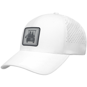 Golf Carts Woven Emblem Flexfit® Snapback Perforated Cap