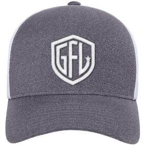 GFL Shield Puff Embroidered Flexfit® 5-Panel Mesh-Back Cap