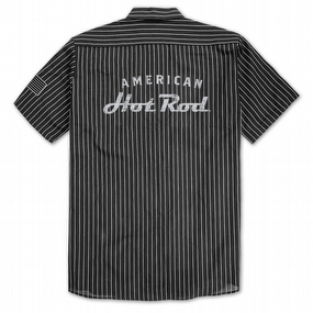 Men's Let's Roll Pinstripe Shop Shirt