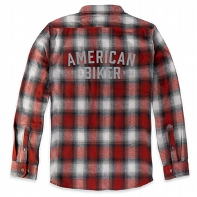 Men's American Biker Premium Flannel Shirt