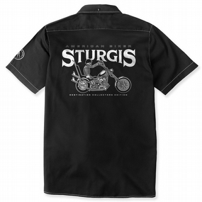 Men's Destination Sturgis Contrast Stitch Shop Shirt