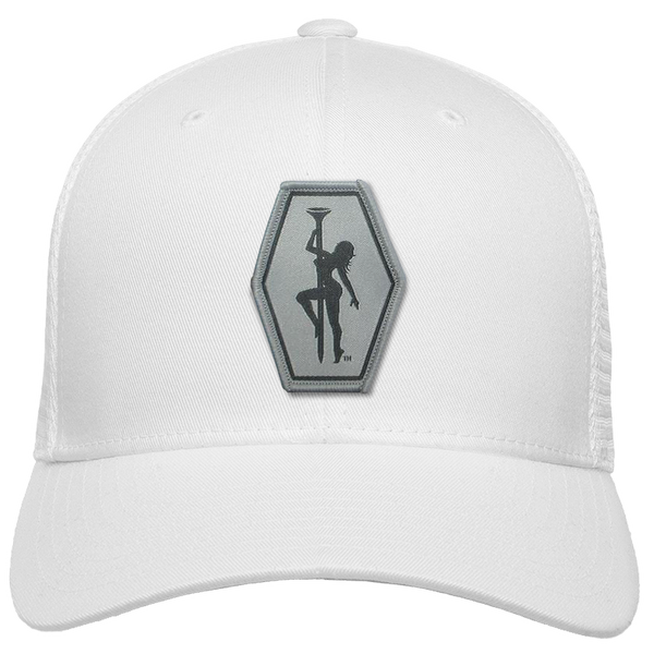 Tee Girl Woven Emblem Flexfit® Mesh Snapback Cap