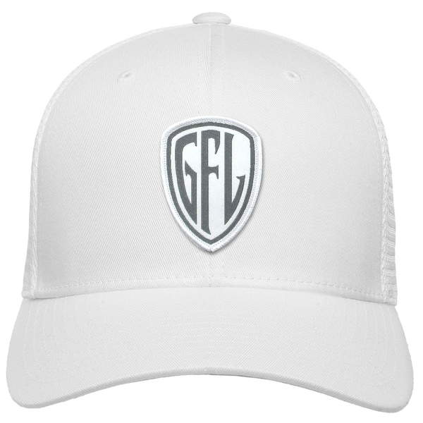 GFL Gothic Shield Woven Emblem Flexfit® Mesh Snapback Cap