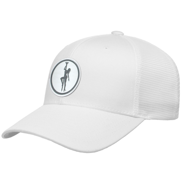 Tee Girl Woven Emblem Flexfit® Mesh Snapback Cap