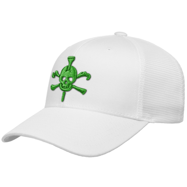 Mr Tee Puff Embroidered Flexfit® Mesh Snapback Cap