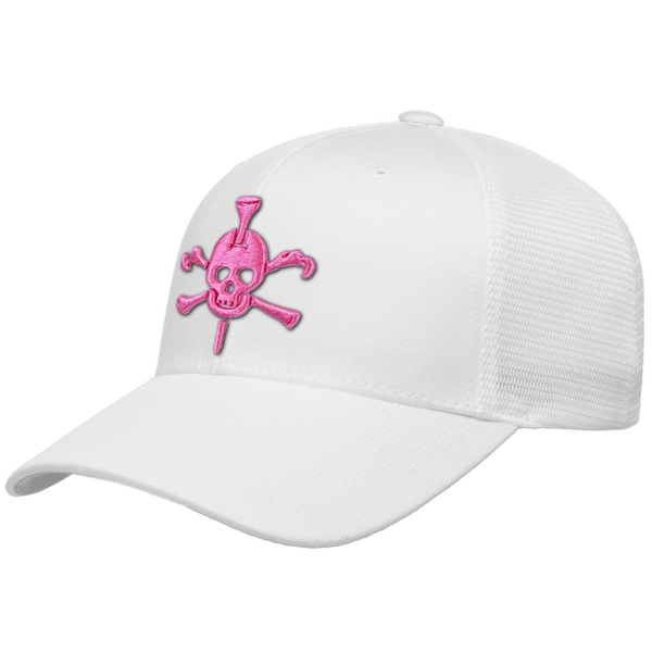 Mr Tee Puff Embroidered Flexfit® Mesh Snapback Cap