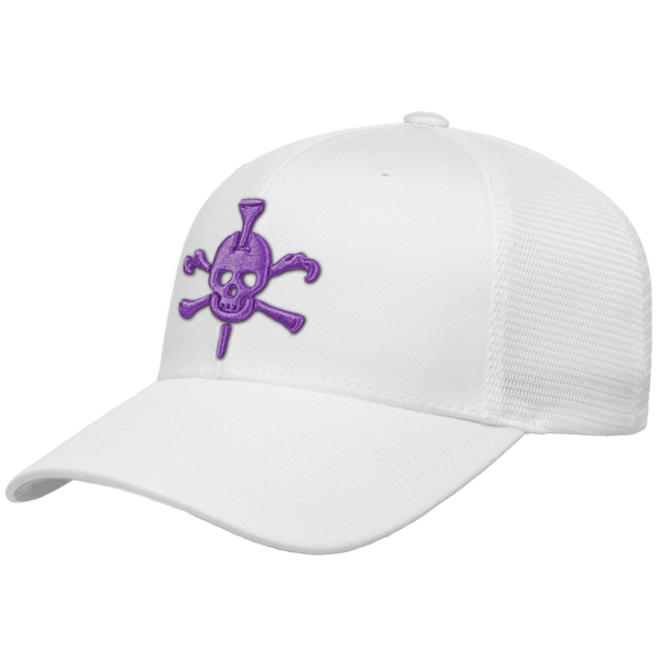 Mr Tee Puff Embroidered Flexfit® Mesh Snapback Cap