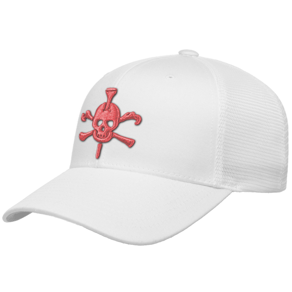 Mr Tee Puff Embroidered Flexfit® Mesh Snapback Cap