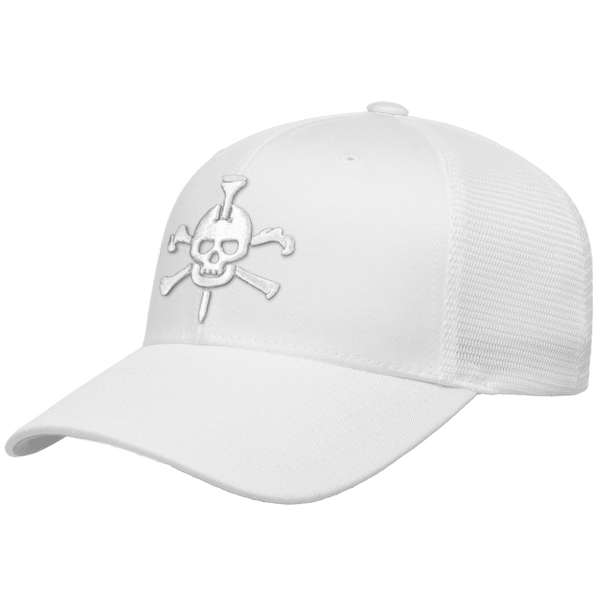 Mr Tee Puff Embroidered Flexfit® Mesh Snapback Cap