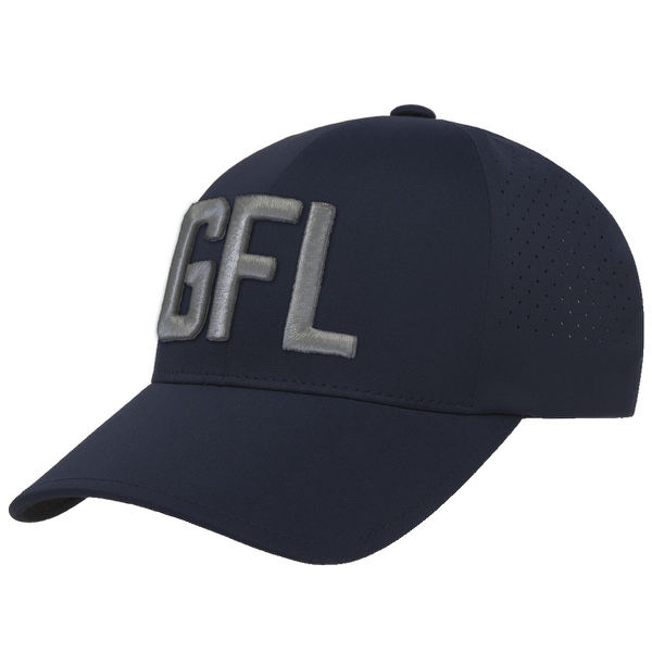 GFL Puff Embroidered FLEXFIT® NAVY SNAPBACK PERFORATED CAP