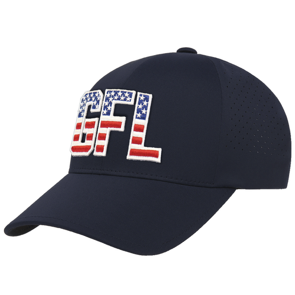 GFL Puff Embroidered FLEXFIT® NAVY SNAPBACK PERFORATED CAP