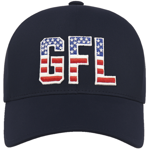 GFL Puff Embroidered FLEXFIT® NAVY SNAPBACK PERFORATED CAP