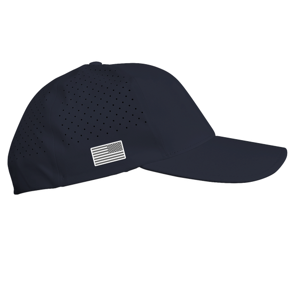 GFL Shield Puff Embroidered FLEXFIT® NAVY SNAPBACK PERFORATED CAP