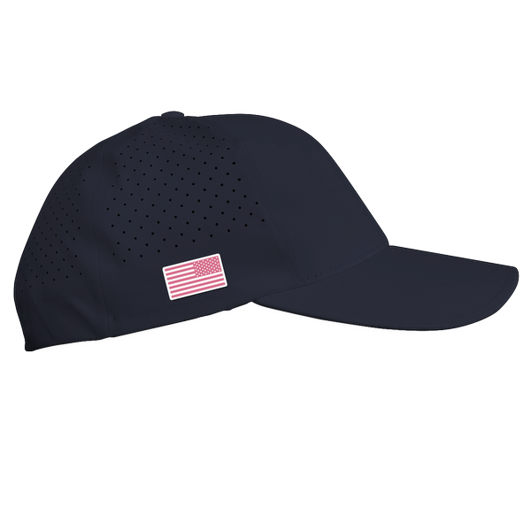 GFL Puff Embroidered FLEXFIT® NAVY SNAPBACK PERFORATED CAP