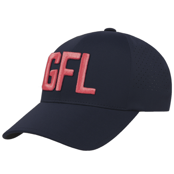 GFL Puff Embroidered FLEXFIT® NAVY SNAPBACK PERFORATED CAP