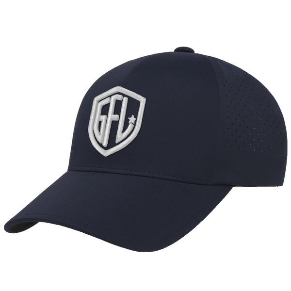 GFL Shield Puff Embroidered FLEXFIT® NAVY SNAPBACK PERFORATED CAP