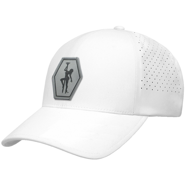 White with Tee Girl Hex Grey Emblem