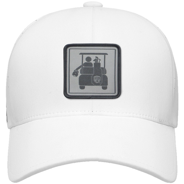 Golf Carts Woven Emblem Flexfit® Snapback Perforated Cap