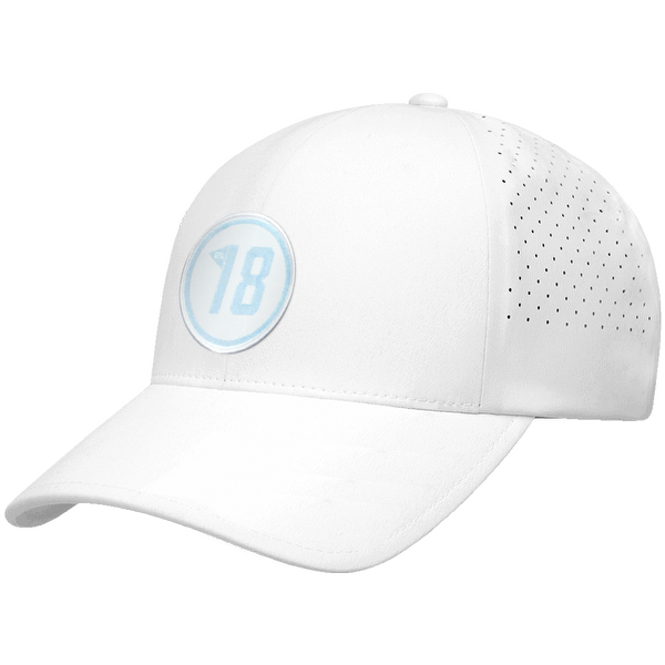 #18 Woven Emblem Flexfit® Snapback Perforated Cap