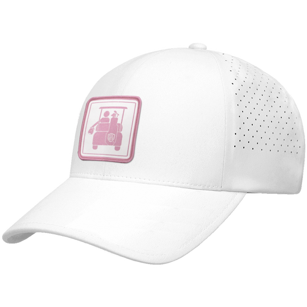 Golf Carts Woven Emblem Flexfit® Snapback Perforated Cap