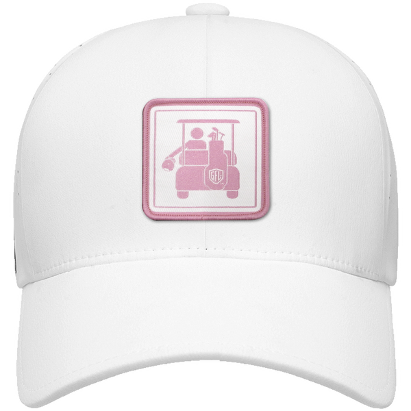 Golf Carts Woven Emblem Flexfit® Snapback Perforated Cap