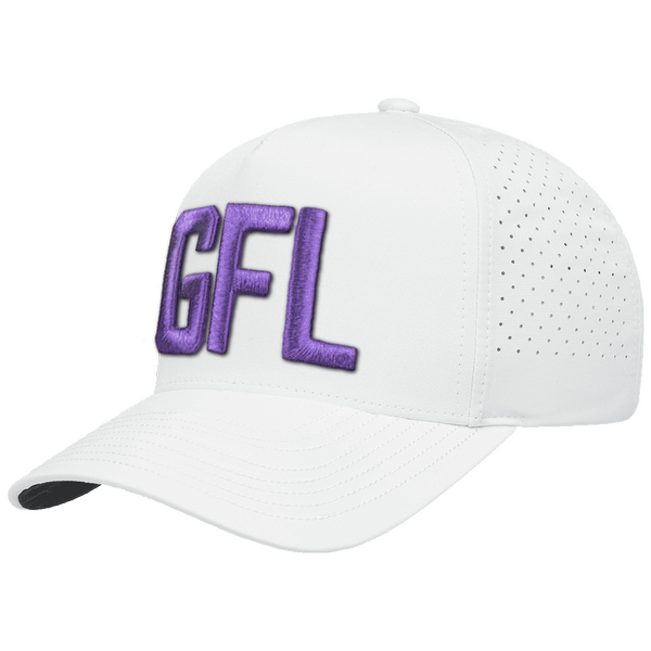 GFL Puff Embroidered 5 Panel Snapback Perforated Cap