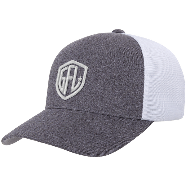 GFL Shield Puff Embroidered Flexfit® 5-Panel Mesh-Back Cap