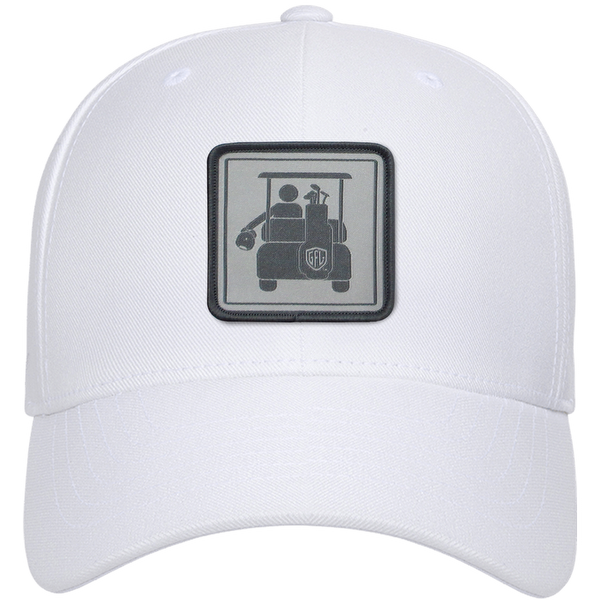 Golf Carts Woven Emblem Flexfit® Snapback Cap