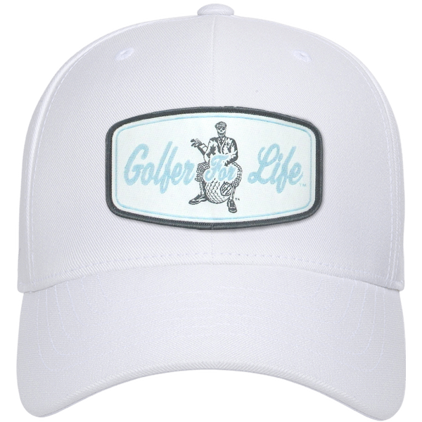 Golfer Sam Woven Emblem Flexfit® Snapback Cap