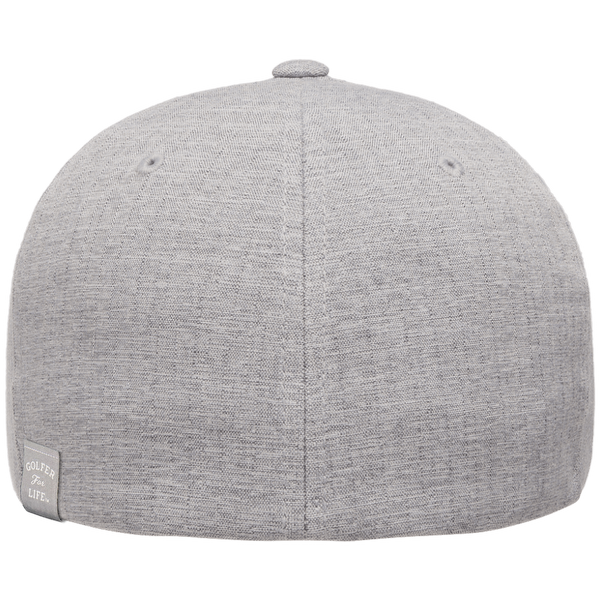 Mr Tee Puff Embroidered Flexfit® HeatherLight™ Cap