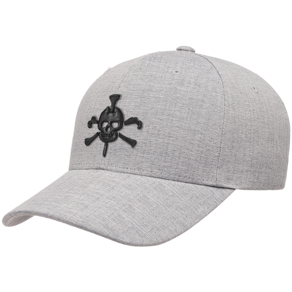 Mr Tee Puff Embroidered Flexfit® HeatherLight™ Cap