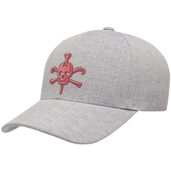 Mr Tee Puff Embroidered Flexfit® HeatherLight™ Cap