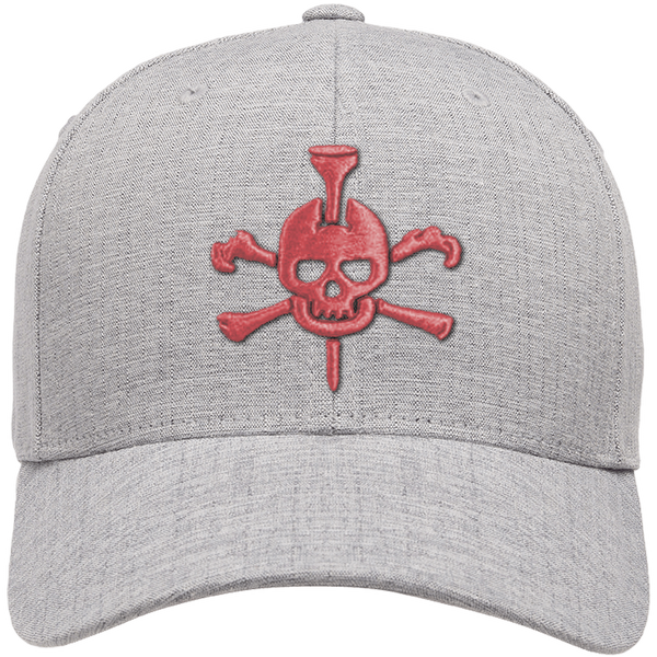 Mr Tee Puff Embroidered Flexfit® HeatherLight™ Cap