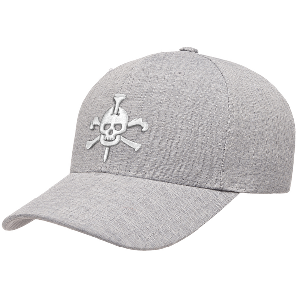 Mr Tee Puff Embroidered Flexfit® HeatherLight™ Cap