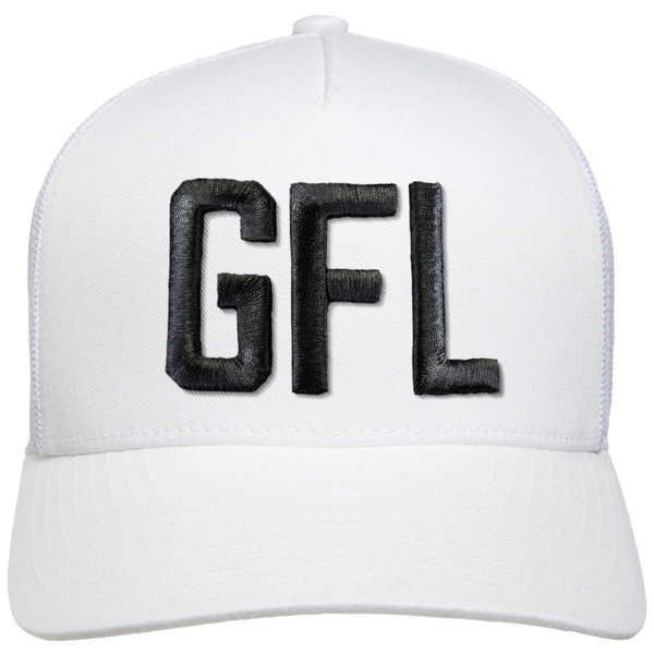 GFL Puff Embroidered 5-Panel Mesh Snapback Cap