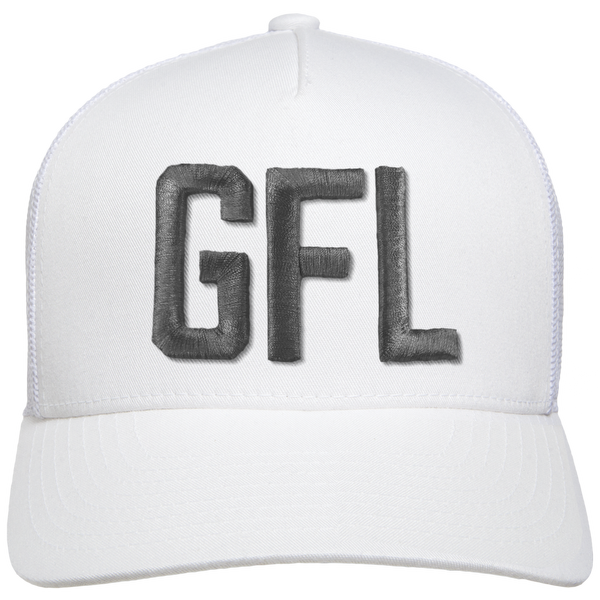 GFL Puff Embroidered 5-Panel Mesh Snapback Cap