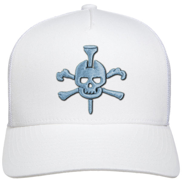 Mr Tee Puff Embroidered 5-Panel Mesh Snapback Cap