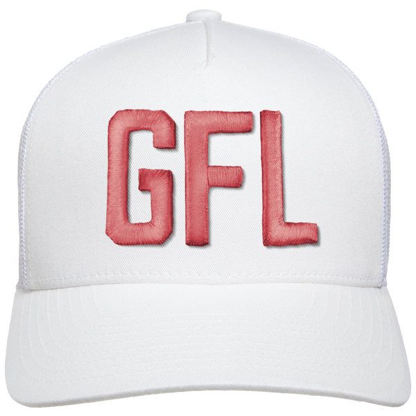 GFL Puff Embroidered 5-Panel Mesh Snapback Cap