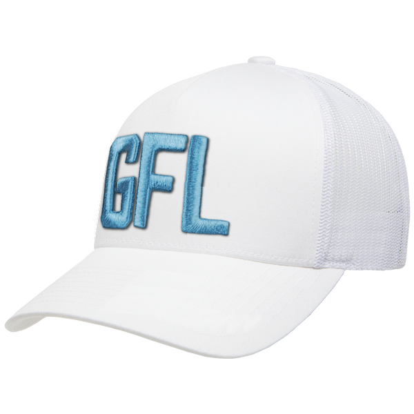 GFL Puff Embroidered 5-Panel Mesh Snapback Cap