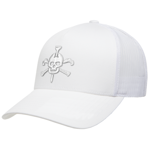 Mr Tee Puff Embroidered 5-Panel Mesh Snapback Cap