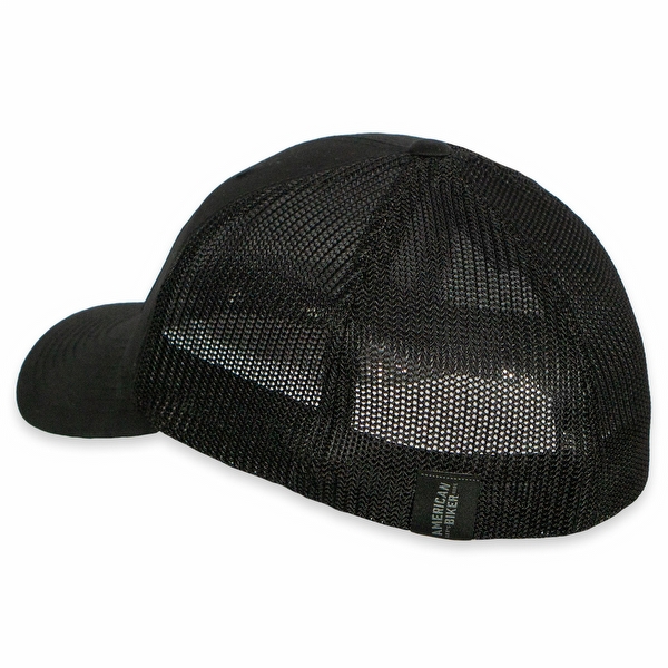 Let's Ride Woven Flexfit® Mesh Back Cap