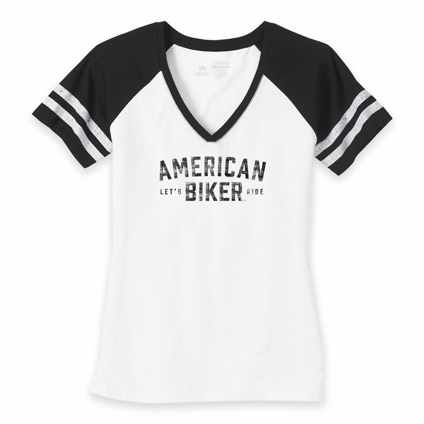 Women's Let's Ride Sport V-Neck Shirt