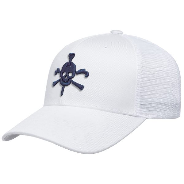 Mr Tee Puff Embroidered Flexfit® Mesh Snapback Cap