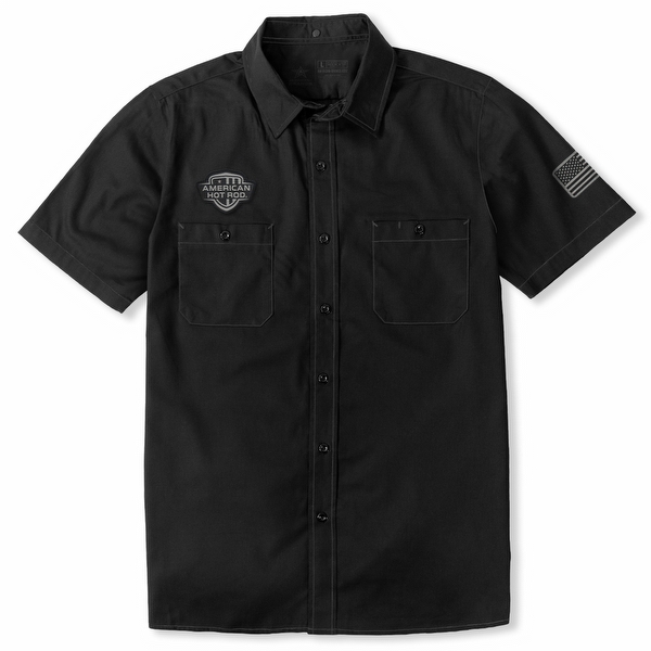 Men's Shield Contrast Stitch Shop Shirt